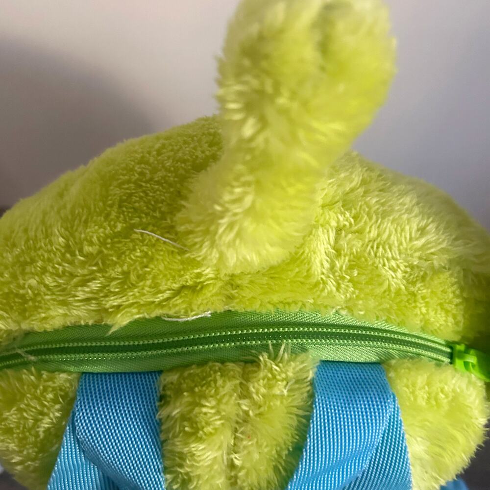 Disney PIXAR Toy Story Little Green Alien Plush Character Backpack HTF Rare - Picture 6 of 7